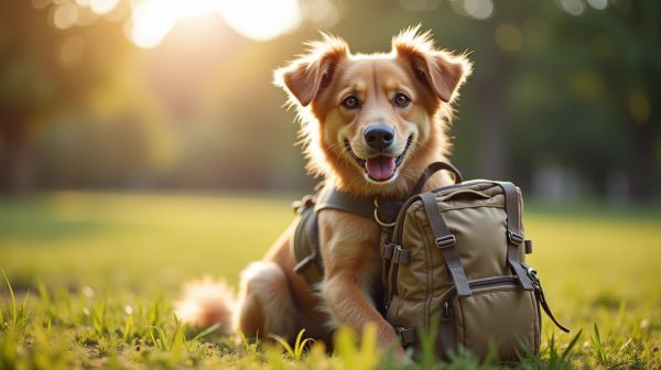 Offrez à votre chien un sac à dos confortable et pratique